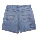WOOLRICH Womens Denim Blue Casual Shorts XL W38 Cotton Blend Relaxed Fit