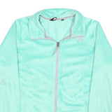 THE NORTH FACE Womens Mint Green Jacket M Polyester Zip Soft Warm Casual