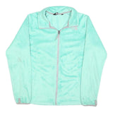 THE NORTH FACE Womens Mint Green Jacket M Polyester Zip Soft Warm Casual