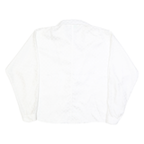 BENETTON Womens White Printed Shirt Long Sleeve Collared M Classic Elegant