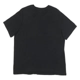 NIKE Mens Black Just Do It Graphic T-Shirt L Short Sleeve Crew Neck Sports