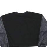 CHAMPION Womens Black & Charcoal Sweatshirt Crew Neck XS Embroidered Logo