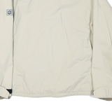 JACK WOLFSKIN Womens Beige & Brown Outdoor Jacket XL Polyester Blend Plain Zip