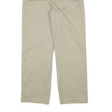 DICKIES Mens Cotton Blend Beige Regular Fit Straight Leg Trousers W24 L26