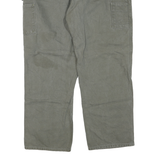 CARHARTT Mens Regular Fit Straight Cotton Blend Workwear Jeans W40 L30 Olive