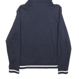 POLO RALPH LAUREN Womens Navy Blue Hoodie XL Cotton Blend Casual Sweatshirt
