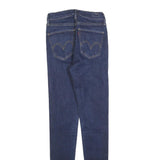 LEVI'S Womens Jeans Blue Slim Skinny Denim Medium W25 L32 Zip Cotton Blend