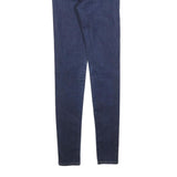 LEVI'S Womens Jeans Blue Slim Skinny Denim Medium W25 L32 Zip Cotton Blend