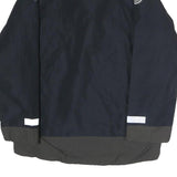HELLY HANSEN Mens Blue & Grey Outdoor Jacket M Cotton Zip Reflective