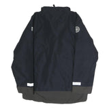 HELLY HANSEN Mens Blue & Grey Outdoor Jacket M Cotton Zip Reflective