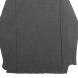 POLO RALPH LAUREN Mens Grey Long Sleeve Plain M Cotton Polo Shirt Classic Fit