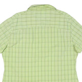 JACK WOLFSKIN Womens Green Check Shirt XL Lightweight Outdoor Casual Summer