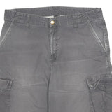 CARHARTT Mens Shorts Grey Cargo L W31 Workwear Durable Cotton Blend