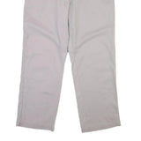 DICKIES Mens Cotton Blend Beige Regular Fit Straight Leg Trousers W36 L30