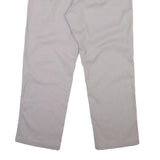 DICKIES Mens Cotton Blend Beige Regular Fit Straight Leg Trousers W36 L30
