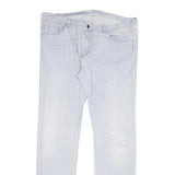 CARHARTT Mens Regular Fit Blue Denim Jeans W40 L34 Cotton Blend Zip Pockets