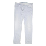 CARHARTT Mens Regular Fit Blue Denim Jeans W40 L34 Cotton Blend Zip Pockets