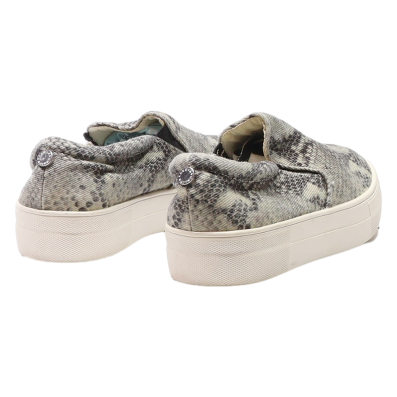 STEVE MADDEN Pump Shoes Grey Canvas Womens UK 5