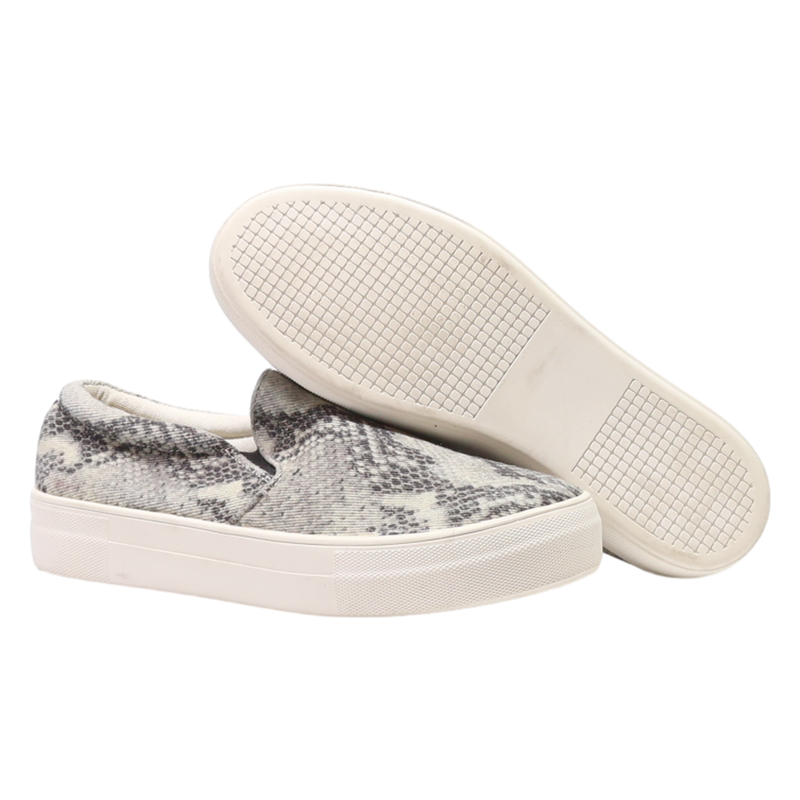 STEVE MADDEN Pump Shoes Grey Canvas Womens UK 5