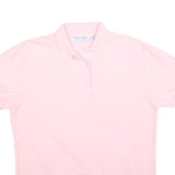 SLAZENGER Womens Pink Polo Shirt XL Cotton Blend Short Sleeve Basic
