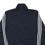 ADIDAS Mens Navy Blue Sports Zip Jacket M Polyester Blend Plain Athletic