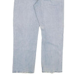 CARHARTT Mens Jeans Blue Relaxed Straight Denim Light W40 L32 Zip Comfortable