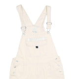 BUM Womens Cream Cotton Blend Short Dungarees M W34 L6 Casual Summer Overall