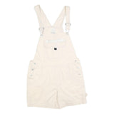 BUM Womens Cream Cotton Blend Short Dungarees M W34 L6 Casual Summer Overall