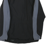 ADIDAS Mens Black & Grey Track Jacket M Polyester Blend Zip Sportswear Casual