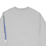 NAUTICA Mens Grey & Blue Long Sleeve Crew Neck Graphic T-Shirt XL Polyester