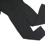 DICKIES Mens Black Dungarees Regular Polyester Blend Plain L W40 L30 Workwear