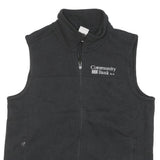 THE NORTH FACE Mens Black Fleece Jacket L Polyester Blend Zip Front Casual