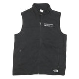 THE NORTH FACE Mens Black Fleece Jacket L Polyester Blend Zip Front Casual