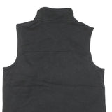 THE NORTH FACE Mens Black Fleece Jacket L Polyester Blend Zip Front Casual