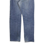 LEVI'S 521 02 Mens Jeans Blue Regular Straight Denim Medium W32 L32 Zip Closure