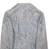 CHRISTINE BUCHHEIM Womens Pastel Brocade Button Jacket S Woven Jacquard Scroll