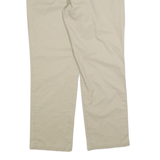 DICKIES Mens Cotton Blend Beige Regular Straight Trousers W33 L30 Classic