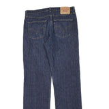 LEVI'S 751 Mens Jeans Blue Regular Straight Denim Raw W33 L34 Classic Fit Zip
