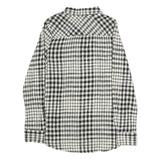 MERONA Womens Black & White Check Shirt S Cotton Blend Casual Button-Up