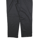 DICKIES Mens Cotton Blend Black Regular Straight Trousers W42 L32 Workwear Zip