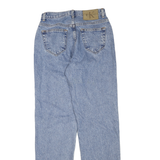 CALVIN KLEIN JEANS Mens Regular Fit Blue Denim Medium Wash W26 L32 Zip