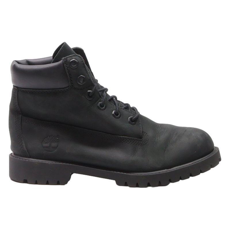 TIMBERLAND Lace-Up Boots Black Leather Womens UK 5.5
