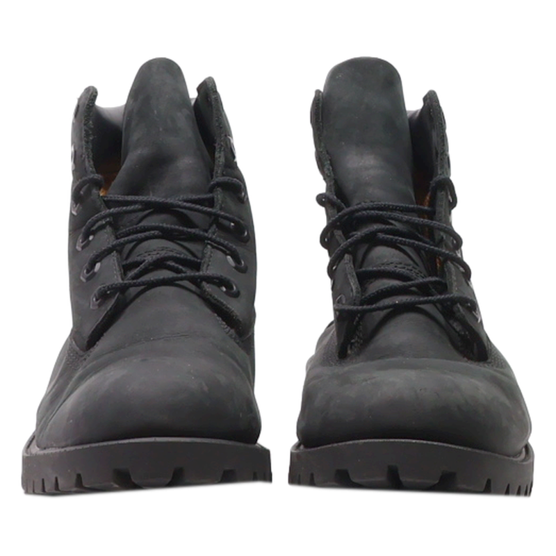 TIMBERLAND Lace-Up Boots Black Leather Womens UK 5.5