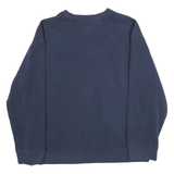 TOMMY HILFIGER Mens Blue Crew Neck XL Cotton Blend Pullover Sweatshirt Classic