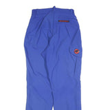 MAMMUT Womens Polyester Blend Blue Slim Slim Fit Trousers W26 L30 Outdoor Hiking