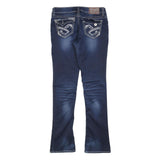 HYDRAULIC Womens Jeans Blue Slim Bootcut Denim Medium W30 L32 Stylish Contrast