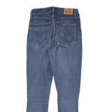 LEVI'S 721 Womens Jeans Blue Slim Skinny Denim Medium W26 L29 Stretch Zip