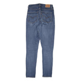 LEVI'S 721 Womens Jeans Blue Slim Skinny Denim Medium W26 L29 Stretch Zip