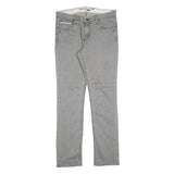 VANS Mens Jeans Grey Slim Skinny Denim W32 L32 Zip Cotton Casual Streetwear