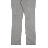VANS Mens Jeans Grey Slim Skinny Denim W32 L32 Zip Cotton Casual Streetwear